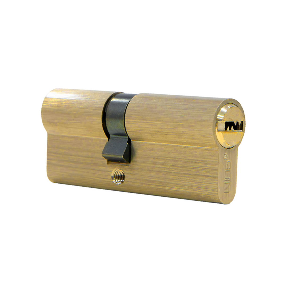 Cilinder 30x40 messing, gemiddelde beveiliging, met lange baard voor deuren