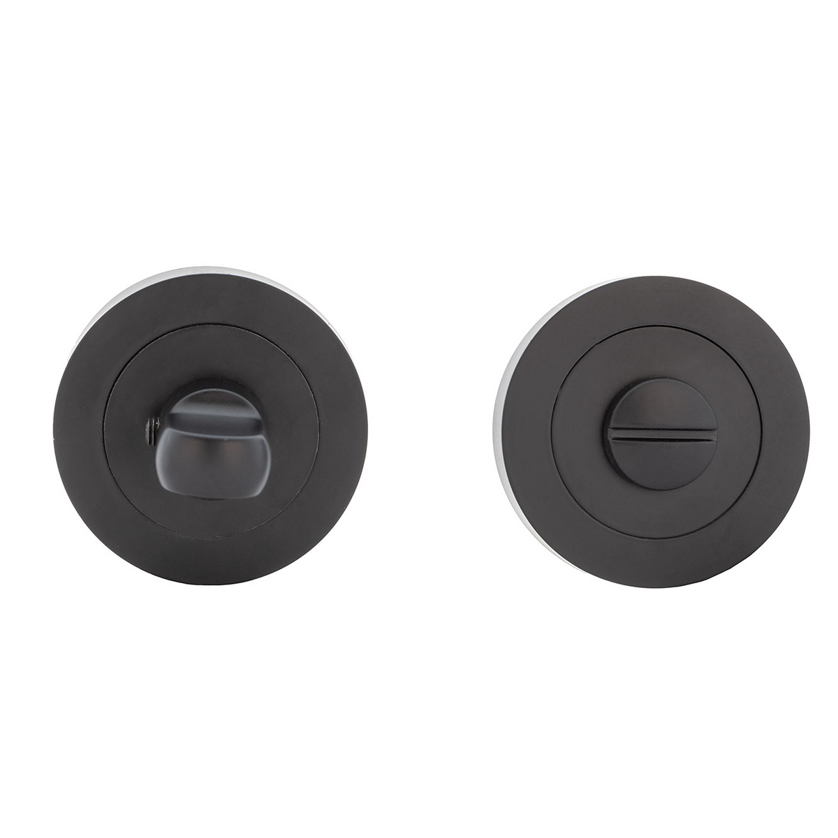 Vrij-bezetslot van zamak met ronde rozet van 50 mm in het zwart