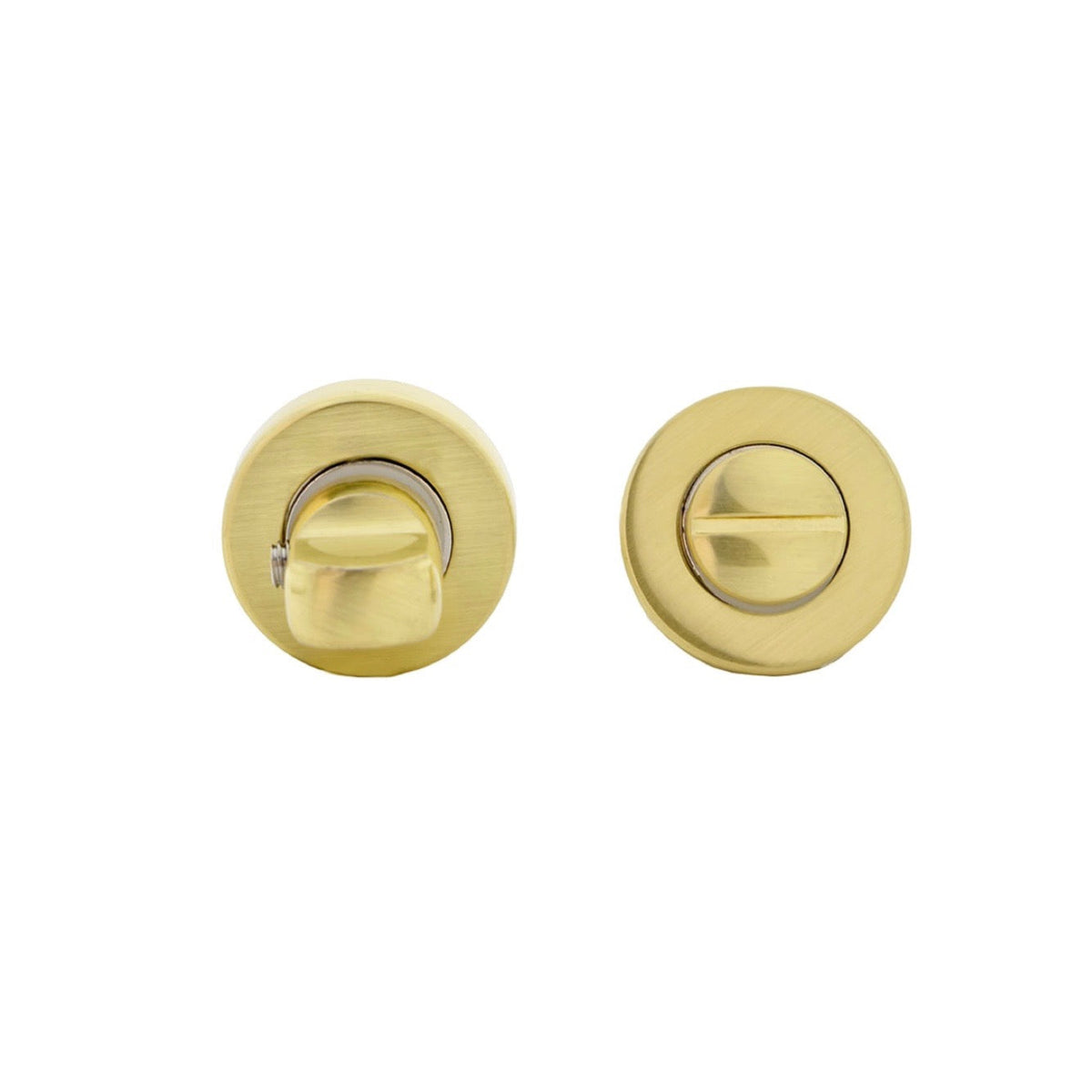 35 mm diameter rosette in satin gold finish for doors